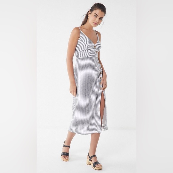 Urban Outfitters Dresses & Skirts - Urban Outfitters Black and White Striped Midi Dress